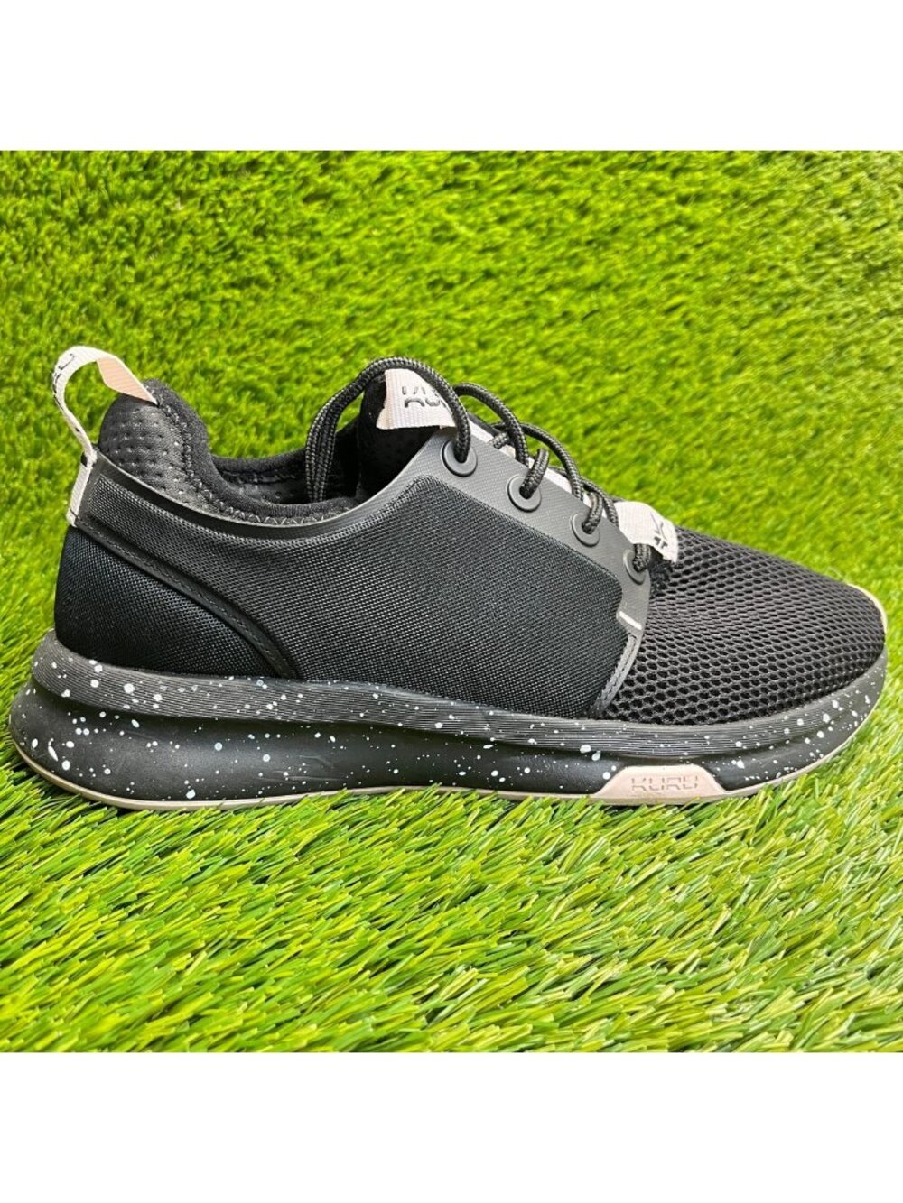 Kuru Atom Womens Size 9D Black Pink Athletic Running Walking Shoes Sneakers